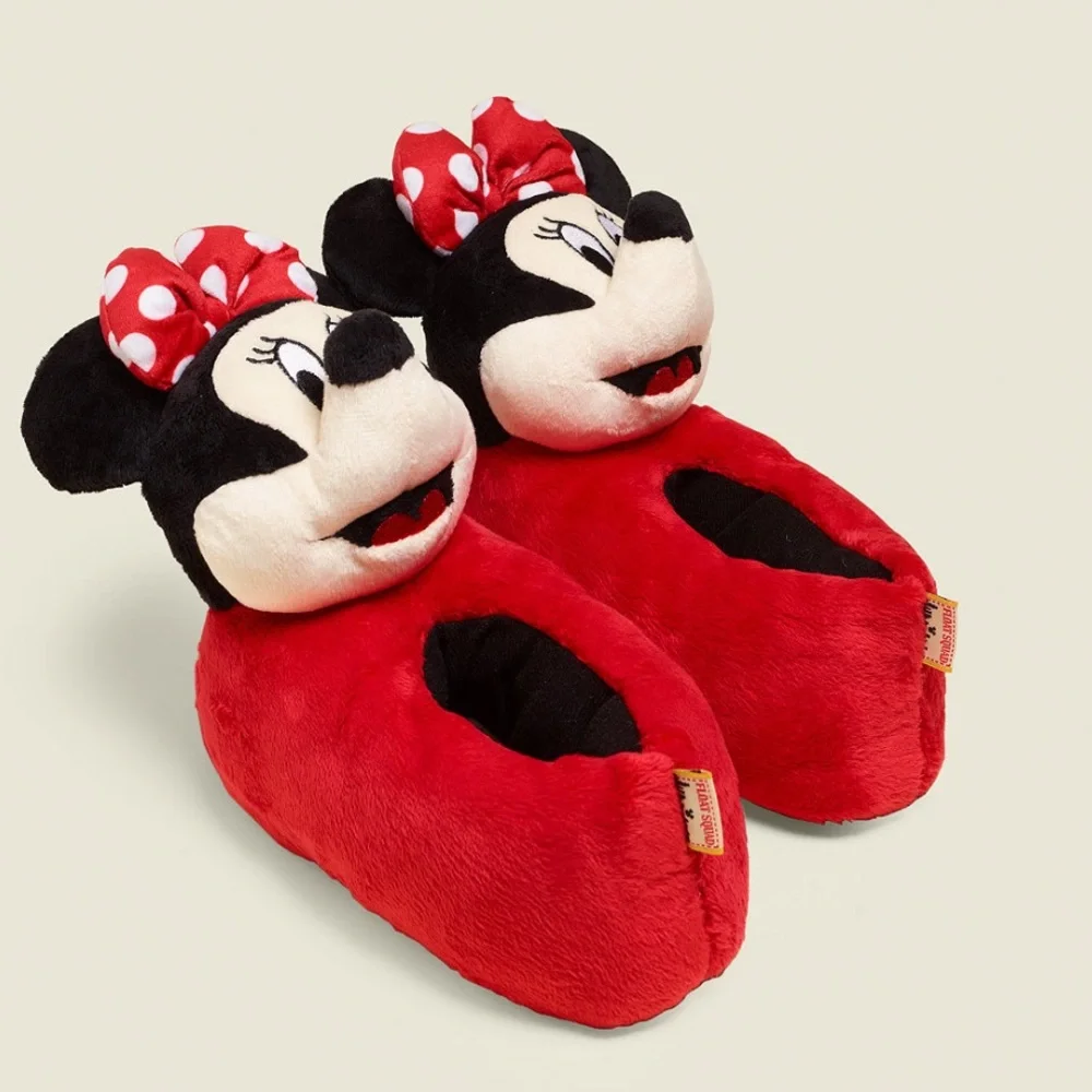 Minnie Mouse Balloon 3D Slippers-NWT